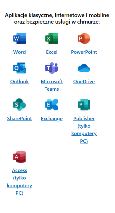 Microsoft 365 Business Standard (Office dla firm)